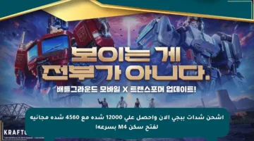 اشحن شدات ببجي الآن واحصل على 12000 شدة مع 4560 شدة مجانية لفتح سكن M4 بسرعة!